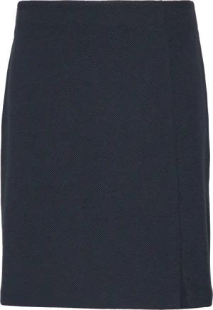 Rock aus Strukturjersey mit Schlitz