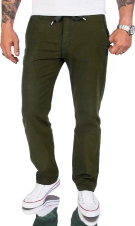 Rock Creek Stoffhose Leinen Hose Regular Fit