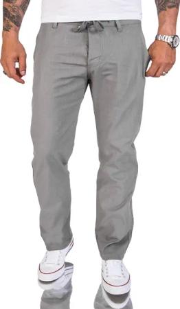 Rock Creek Stoffhose Leinen Hose Regular Fit