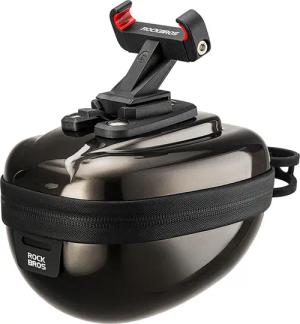 Rockbros Satteltasche, starr, Hartschale, kompakt, Fassungsvermögen 0,4 l