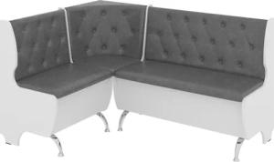 Rodnik Eckbank Admiral (Beidseitig montierbar, Truhenbank, Sitz und Rücken gepolstert), mit Stauraum, Kunstleder