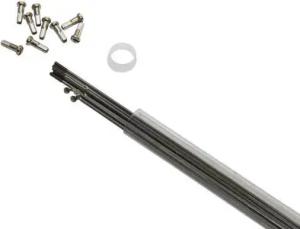 Rohr mit 10 Speichen aus Edelstahl mit abgewinkeltem Kopf und Nippel P2R 258 mm