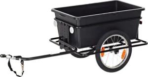 Roland Fahrradanhänger Big Boy Typ C Tiefdeichsel 90 Liter, Schwarz