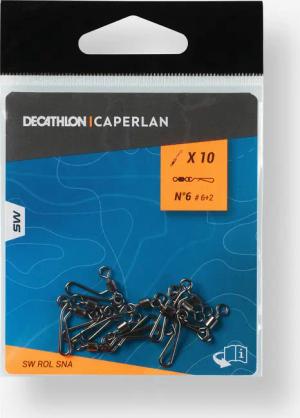 Rolling-Wirbel Clip Nr. 6 SW SNA schwarz