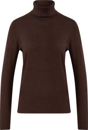 Rollkragenpullover aus Viskosemix