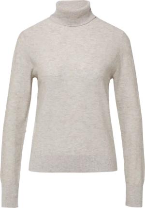 Rollkragenpullover mit feinen Pailletten