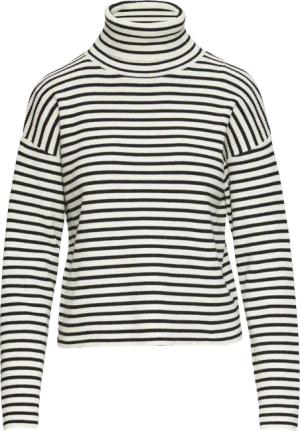 Rollkragenpullover mit Rippstruktur