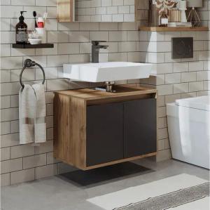 Roomart Badmöbel-Set, (Badezimmer Unterschrank HBT:45x65x35 cm Badmöbel Bedezimmermöbel)