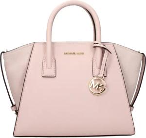 Rosa Lederhandtasche