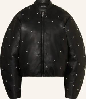 ROTATE Jacke in Ledeoptik mit Nieten