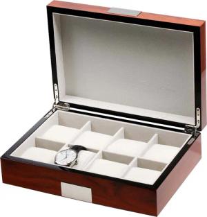 Rothenschild Uhrenbox RS-2022-8RO für 8 Uhren rosewood
