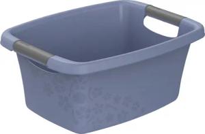 ROTHO Wäschekorb Rotho Wäschewanne Flowers 12 L horizon blue