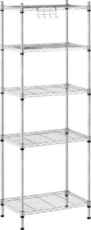 Royal Catering Standregal Metallregal Küchenregal Lastenregal 35 x 55 x 150 cm 150 kg grau, verschiedene Größen