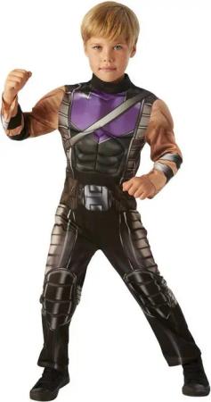 Rubie´s Kostüm Avengers Assemble Hawkeye Kostüm für Kinder, Der zielsichere Superheld im Avengers Assemble-Look
