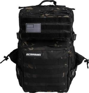 Rucksack Elitex Schwarz Tarnung 25L Kabine Training Wasserdicht