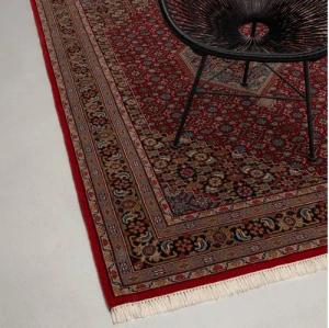 RUG N' ROLL Orientteppich Indo Bidjar, klassisch, strapazierfähig, pflegeleicht, Rechteckig, handgeknüpft