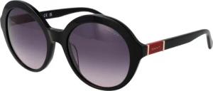 Runde Sonnenbrille mit gradienten Gläsern