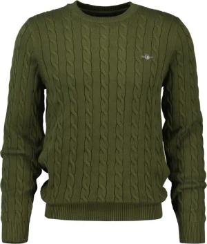 Rundhalsausschnitt aus ganz gewöhnlichem Baumwollstrick Gant