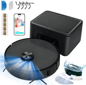 Ruzava Saugroboter Saugroboter 8800 Pa 2026 Saugroboter mit Wischfunktion, 38 W, mit Beutel