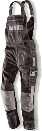 safety& more Arbeitshose BERUFSLATZHOSE NITRO, schwarz/grau, L