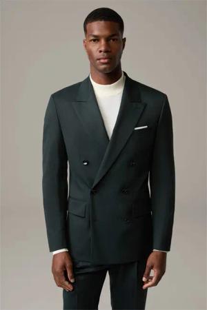 Sakko Ashton, dunkelgrün meliert