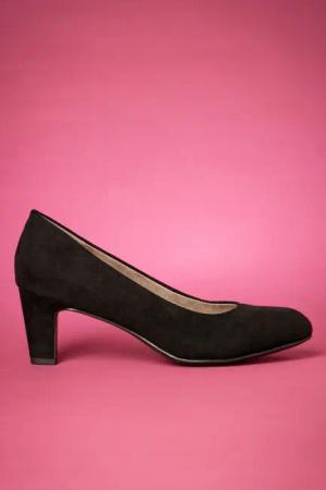 Sally Suedine Pumps in Schwarz