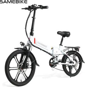 SAMEBIKE 20LVXD30-II Faltbares Elektro-Moped-Fahrrad, 48V 10AH Batterie