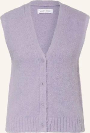 SAMSØE  SAMSØE Strickweste mit Alpaka