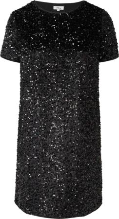 Samtkleid mit Pailletten