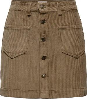 Samtrock mit hoher Taille Frau Only Amazing