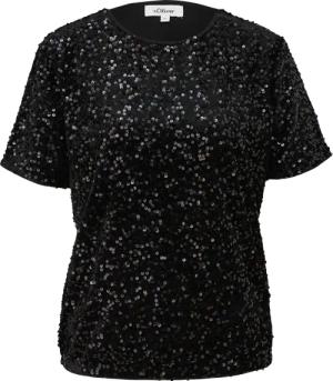 Samtshirt mit Pailletten