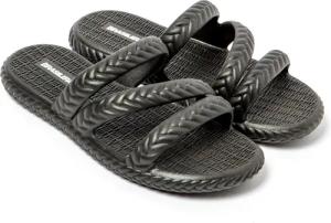 Sandalen für Frauen Schwarze Brasileras Gummisohlen