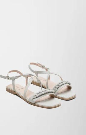 Sandalen mit Flecht-Detail