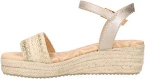 Sandalias Planas Mujer Mustang  Beige