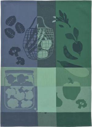 sander table + home Geschirrtuch Geschirrtuch Tuscany Blue 50 x 70 cm von Sander