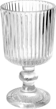 Sandra Rich Teelichthalter Teelichthalter "Kelch" Ø5,5 x 10cm. Windlicht Teelichtglas Kerzenglas