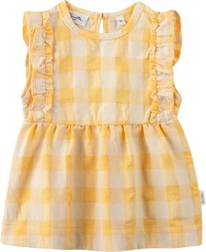 Sanetta Pure Pure Kleid ohne Arm Karo Rüsche