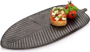 SÄNGER Servierteller Tombey, Schwarz, Steingut, (Set, 1-tlg., Servierteller), Unikat, Handmade, Premium Collection