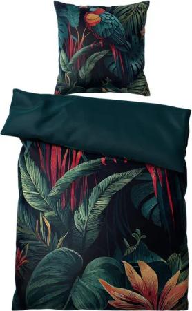 Sanilo Bettwäsche Exotic 135x200 cm, Bettbezug und Kissenbezug, Baumwolle, 2 teilig