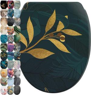 Sanilo WC-Sitz mit Absenkautomatik & Top Fix in vielen Designs, hochwertig, abnehmbar, leichte Montage von oben, mit Schraubenzieher