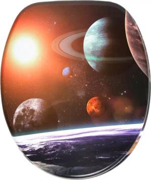 Sanilo WC-Sitz Planeten, mit Absenkautomatik