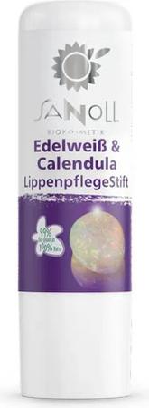 Sanoll Lippenpflegestift Edelweiß Calendula - Lippenpflegestift 4,5ml