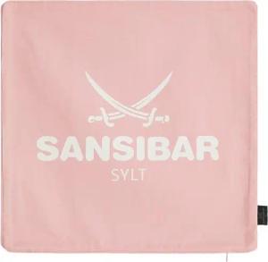 Sansibar Sylt Kissenhülle Kissenbezug Sansibar Sylt Kissenhülle, Sansibar Logo Druck, 45x45 cm, mit Logo-Schriftzug, mit verdecktem Reißverschluss