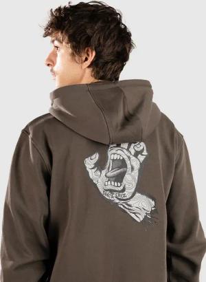 Santa Cruz Topo Hand Back Sweatjacke washed black