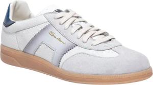 Santoni Low-Top Sneaker - Heren DBS Olympic Sneaker Wit/Grijs - Gr. 43,5 (EU) - in Weiß - für Damen