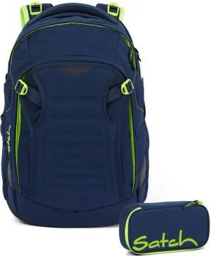 Satch Schulrucksack Match (2tlg., inkl. Schlamperbox)
