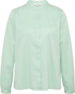 Satinbluse mit Raffungen