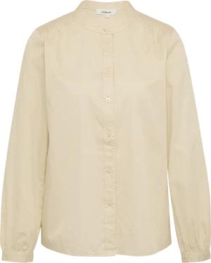 Satinbluse mit Raffungen