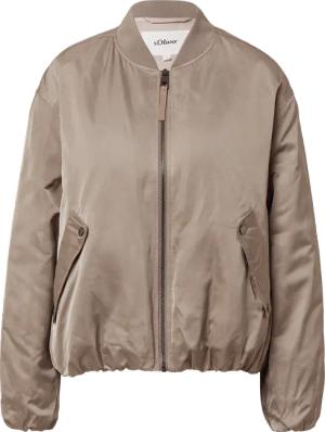 Satinierter Blouson mit gerafftem Saum