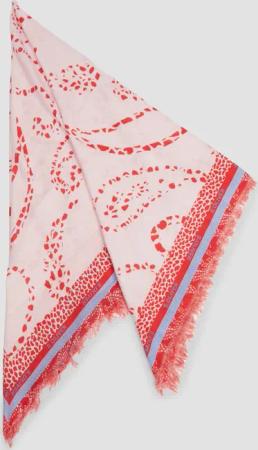 Schal aus Viskosemix mit Artwork